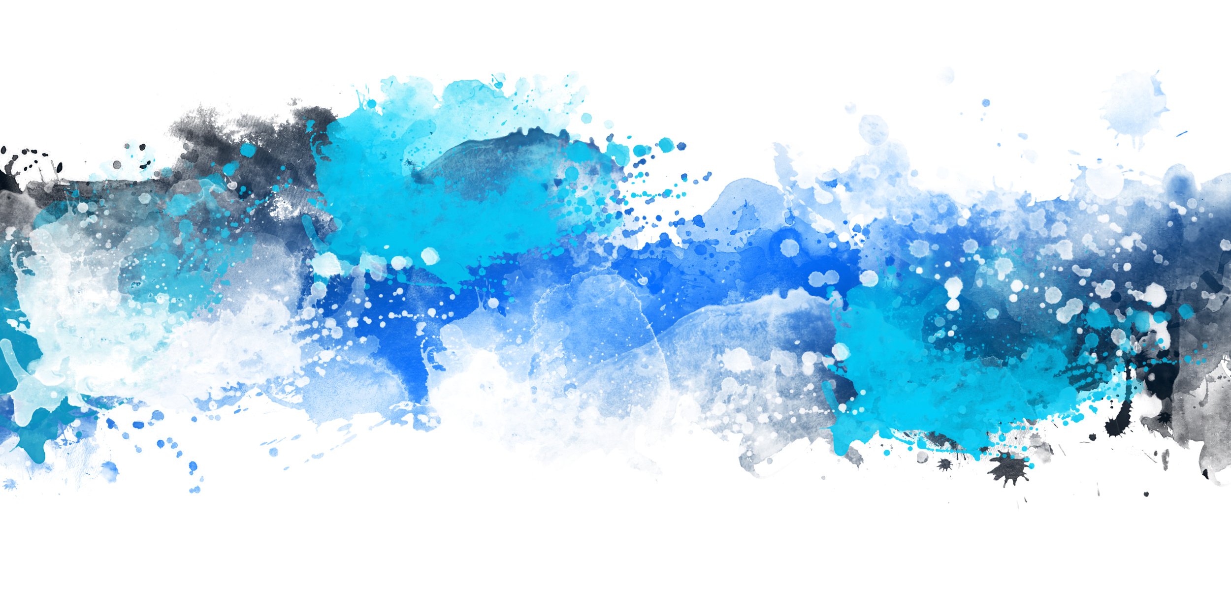 Abstract Blue Watercolor Background For Graphic Design